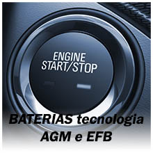 Baterias para Start & Stop AGM EFB